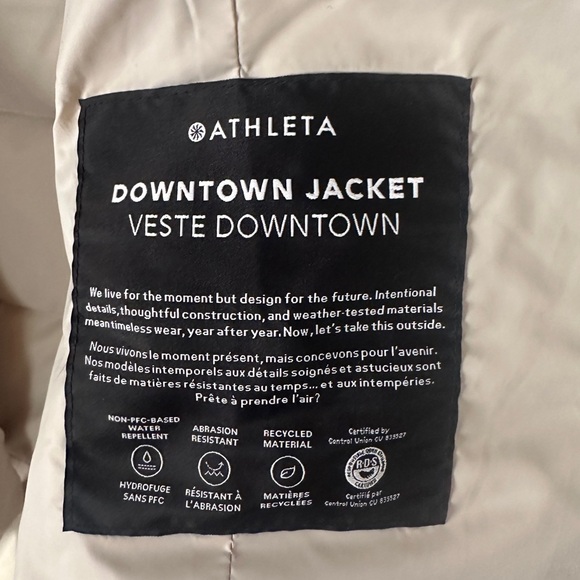 Athleta Downtown Puffer Jacket NWOT -L - Picture 5 of 6
